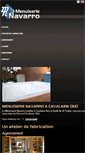 Mobile Screenshot of menuiserienavarro.fr